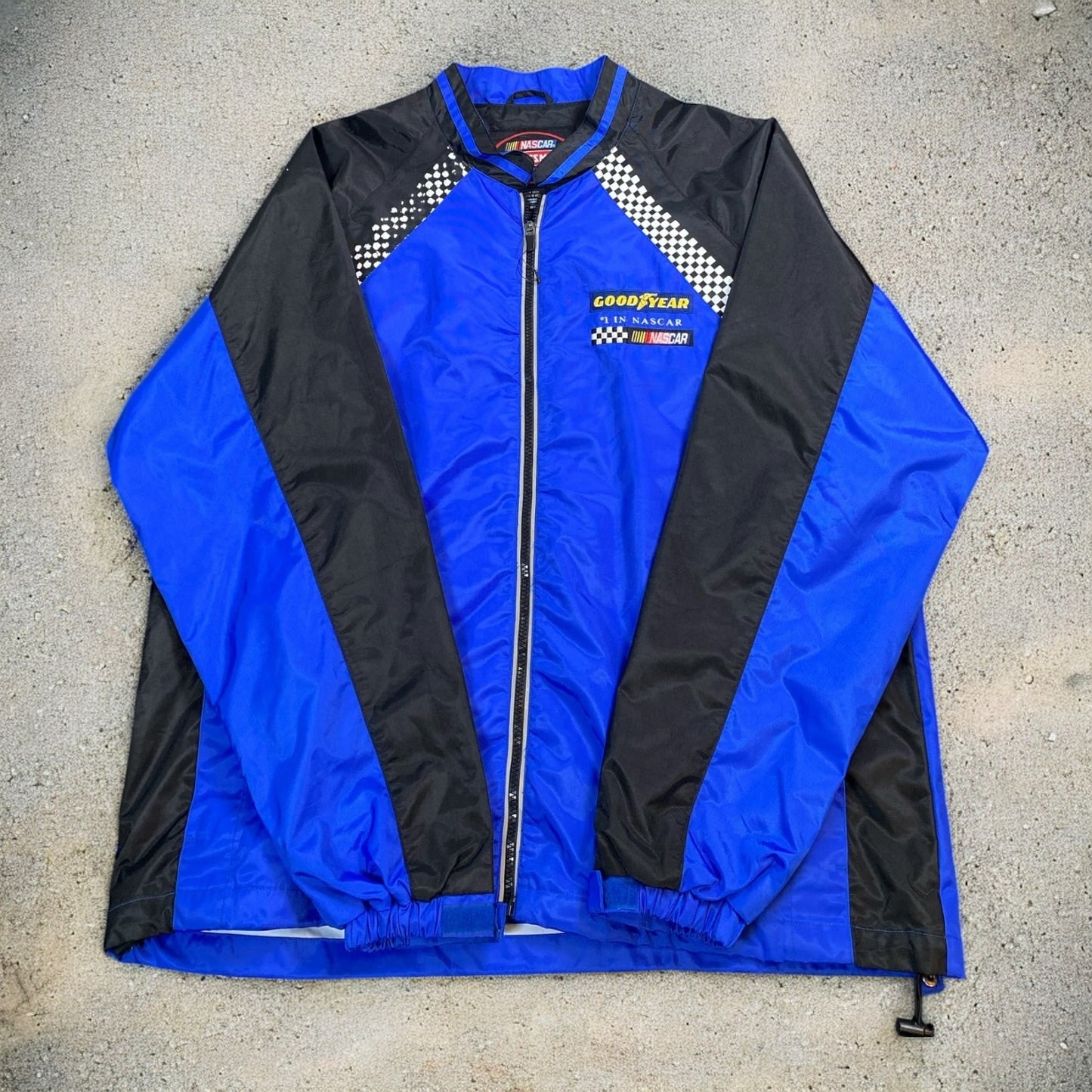 Good Year Nascar Blue Windbreaker Jacket