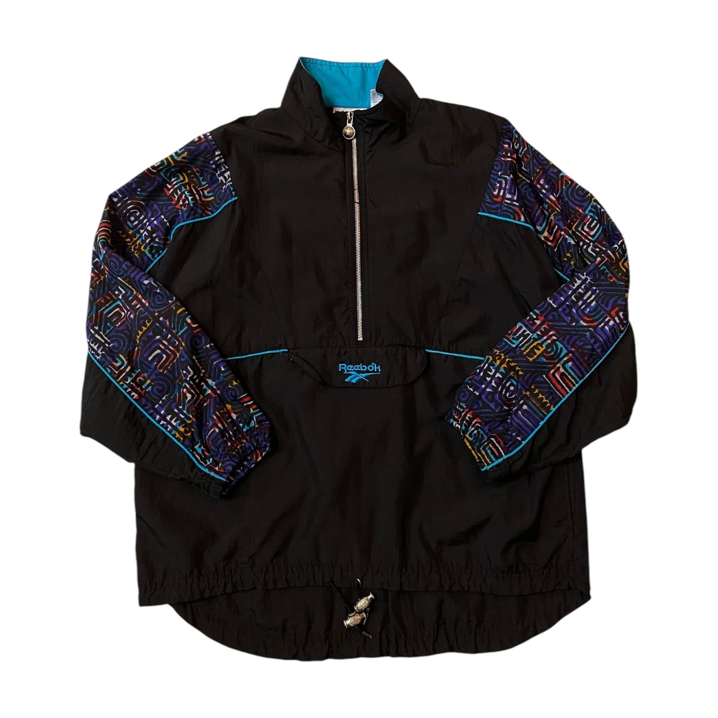 Reebok Blue Lined Windbreaker