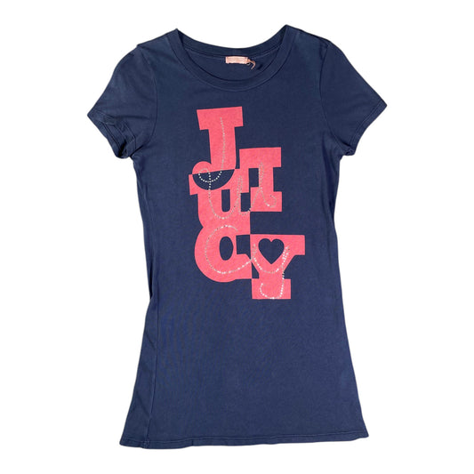 Juicy Couture Born in the Glamorous USA Navy Wmns T-shirt