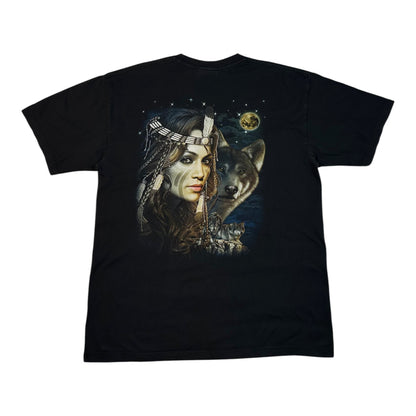 Rock Chang Native American Maiden & Wolves T-Shirt