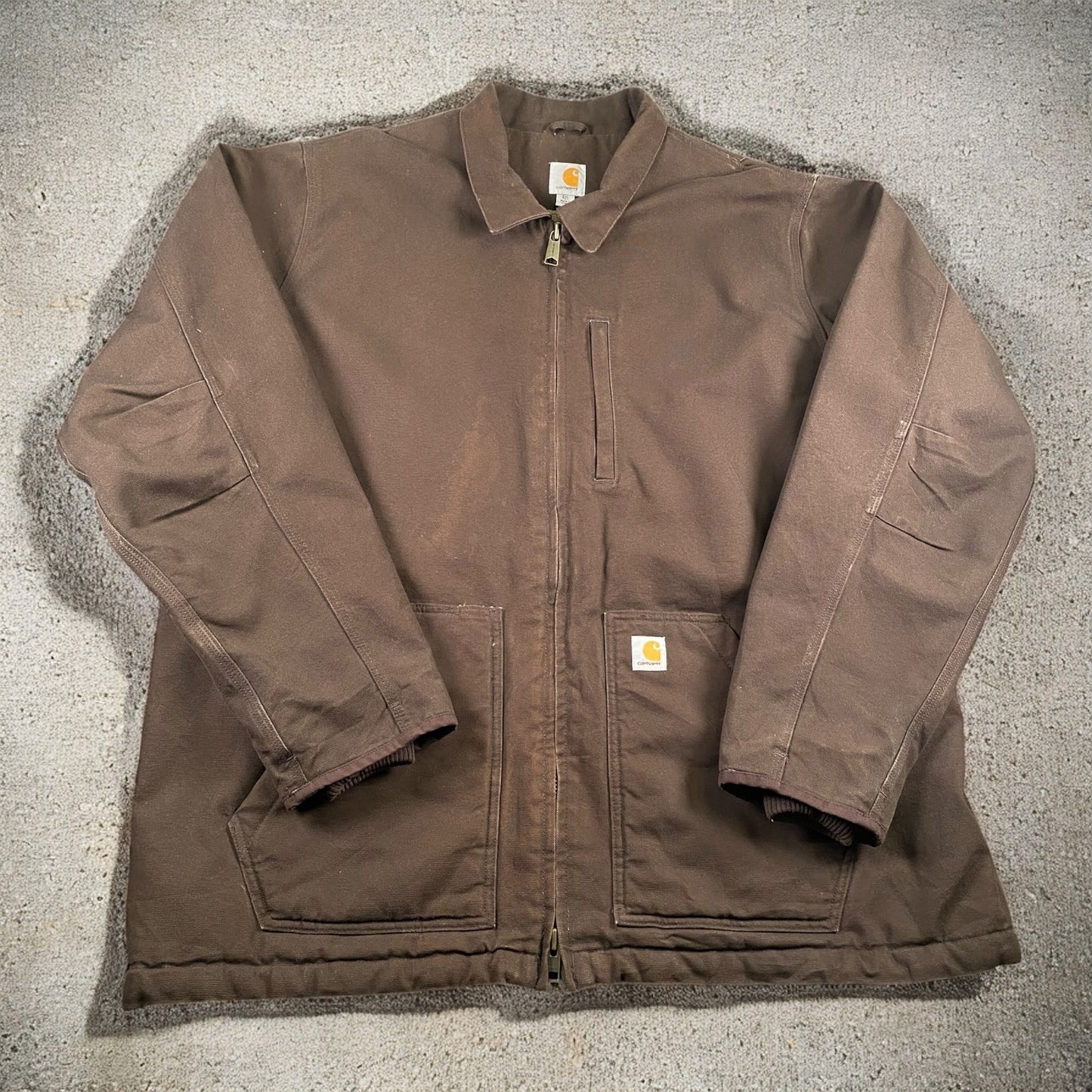 Carhartt Sherpa-Lined Brown Coat