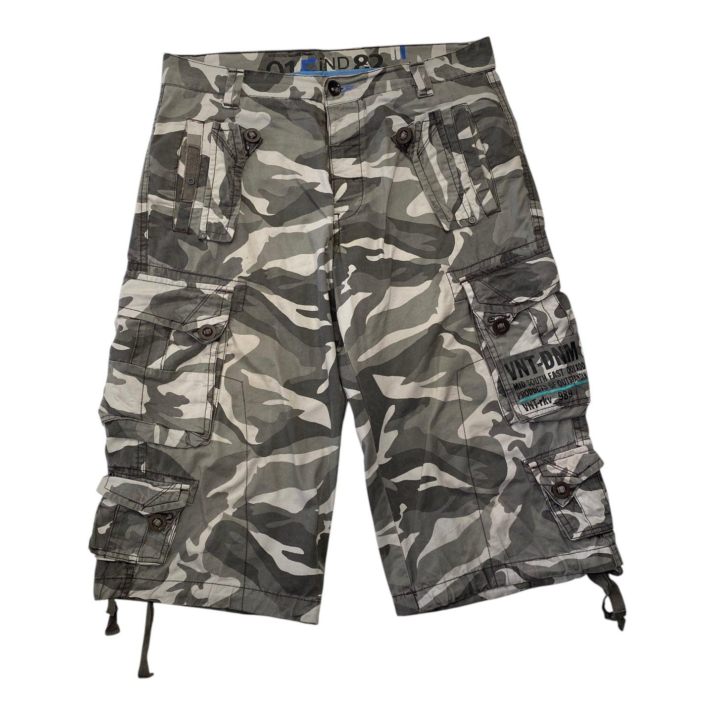 George Grey Camo Tactical Cargo Shorts