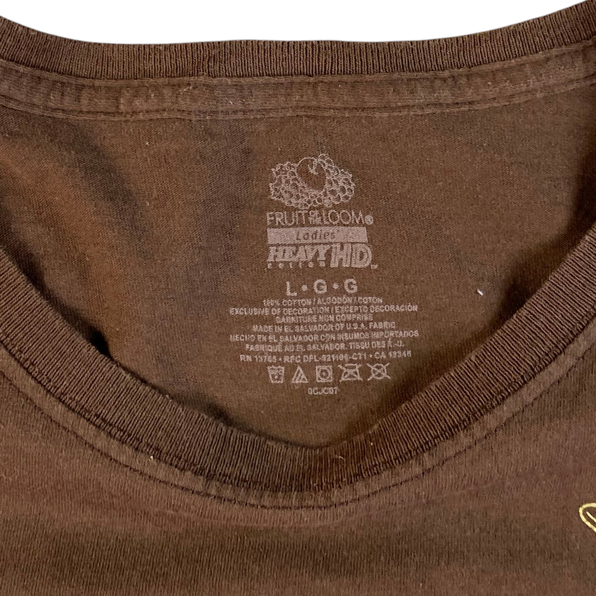Digg It Thrift & Vintage brown Supernatural Ruby Tuesdays graphic t-shirt with Fruit of the Loom tag