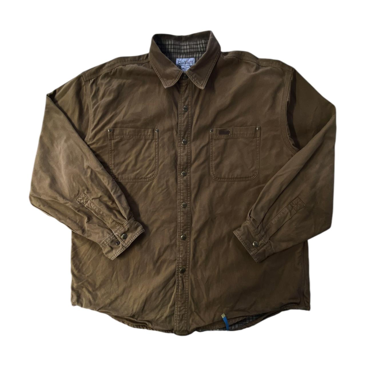 Carhartt Brown Duck Canvas Shirt