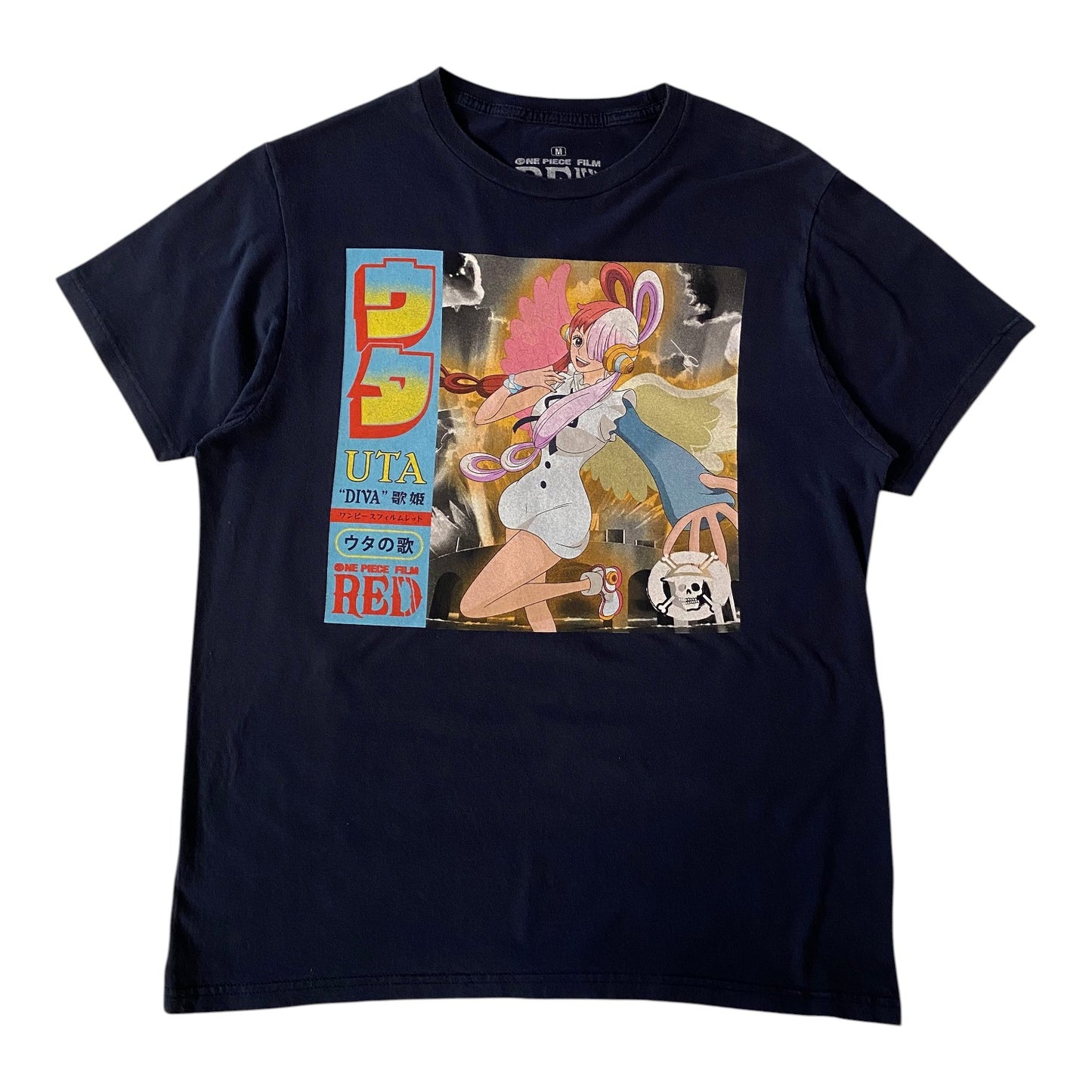 One Piece Red Uta Diva Ripple Junction T-Shirt