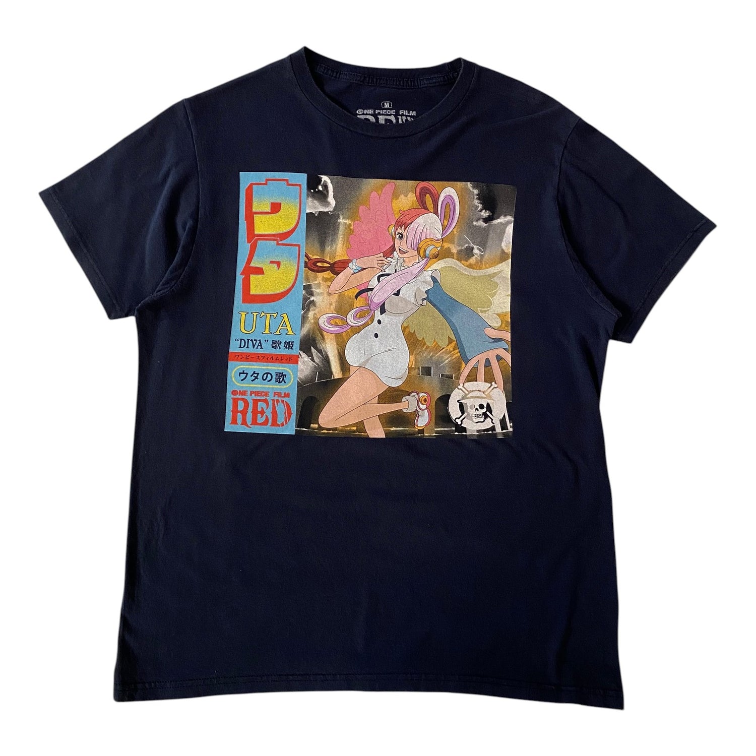 One Piece Red Uta Diva Ripple Junction T-Shirt