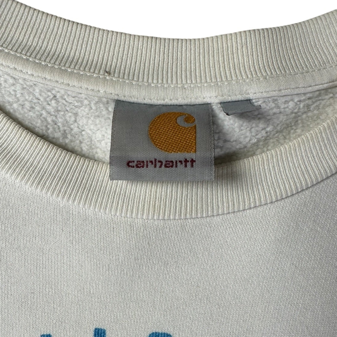 Carhartt WIP Union Made Trade Mark White Sweatshirt