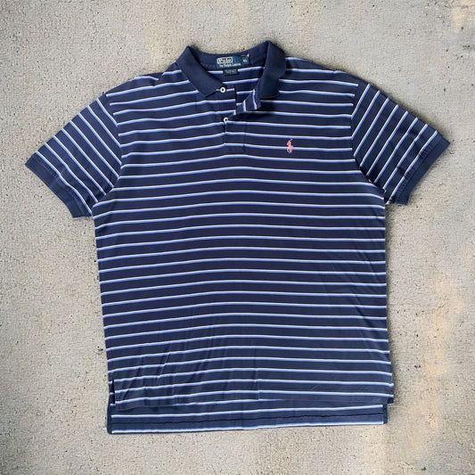 Polo Ralph Lauren Blue Stripe Polo Shirt