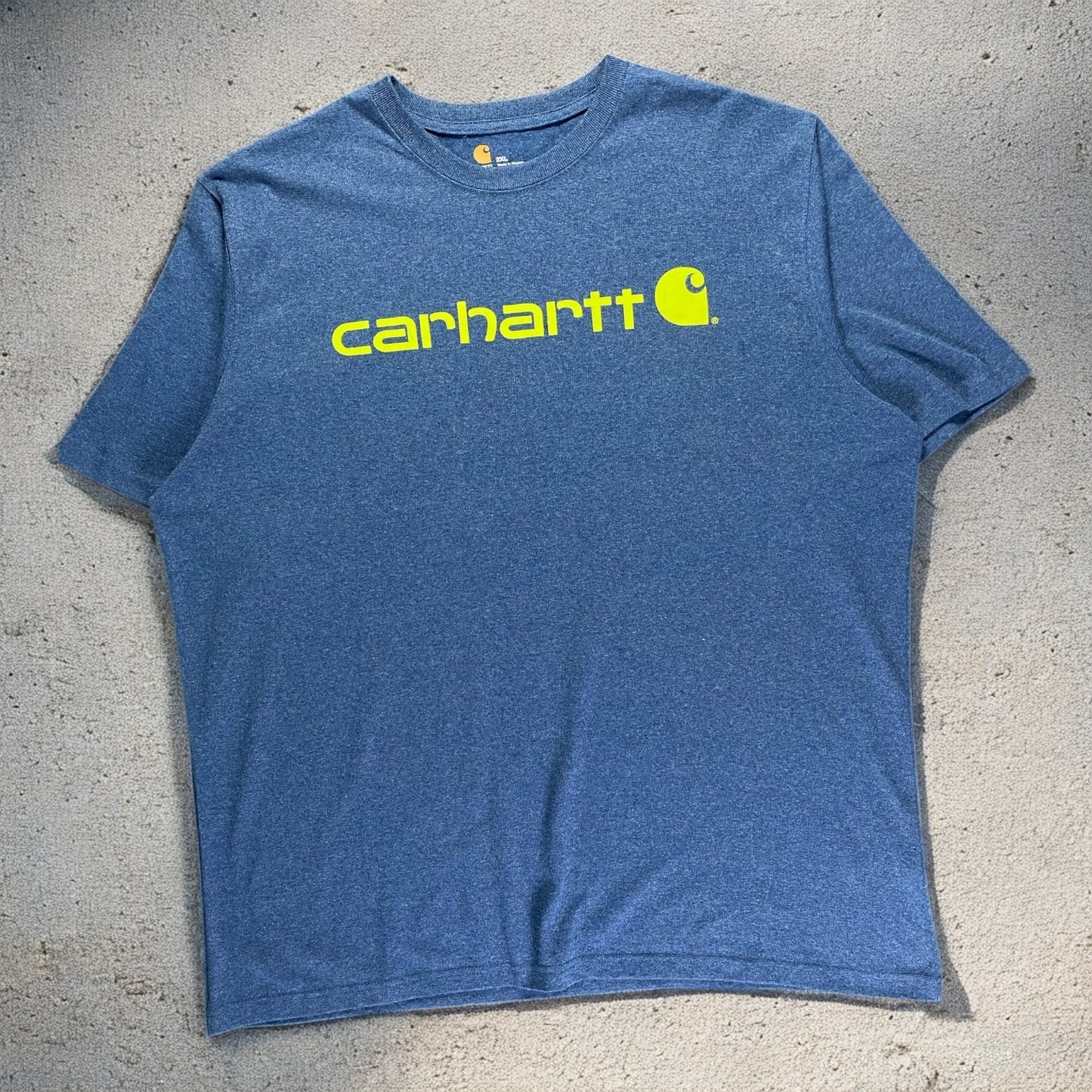 Carhartt Dark Blue Middle Print Original Fit T-shirt