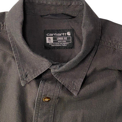 Carhartt Loose Fit Interwest Communications Black Chambray Shirt