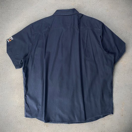 Carhartt Security Button Down Navy Blue Shirt