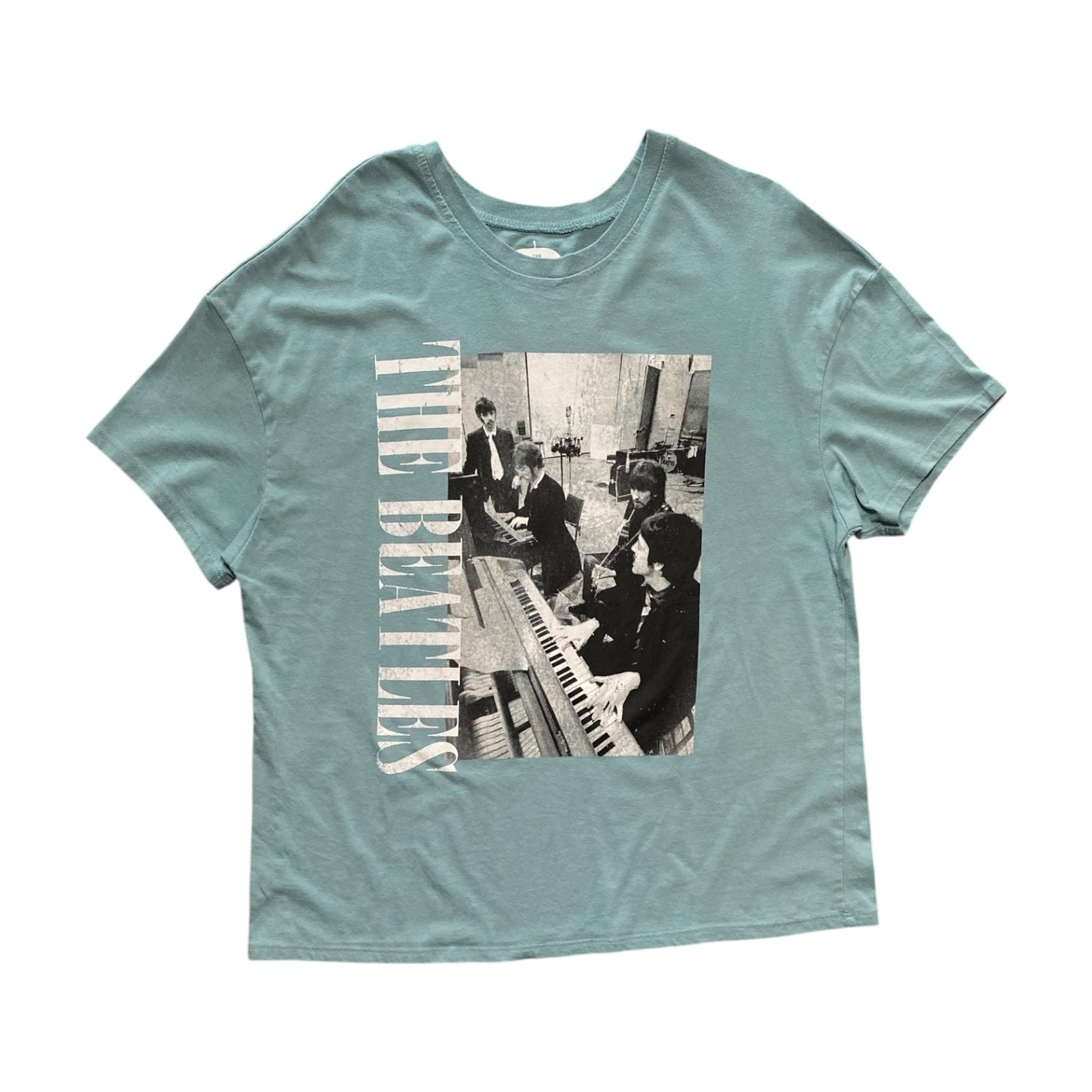 The Beatles Turqoise Retro T-shirt