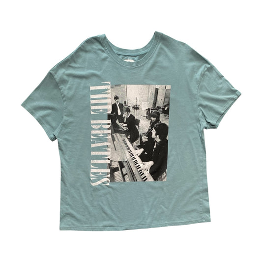 The Beatles Turqoise Retro T-shirt