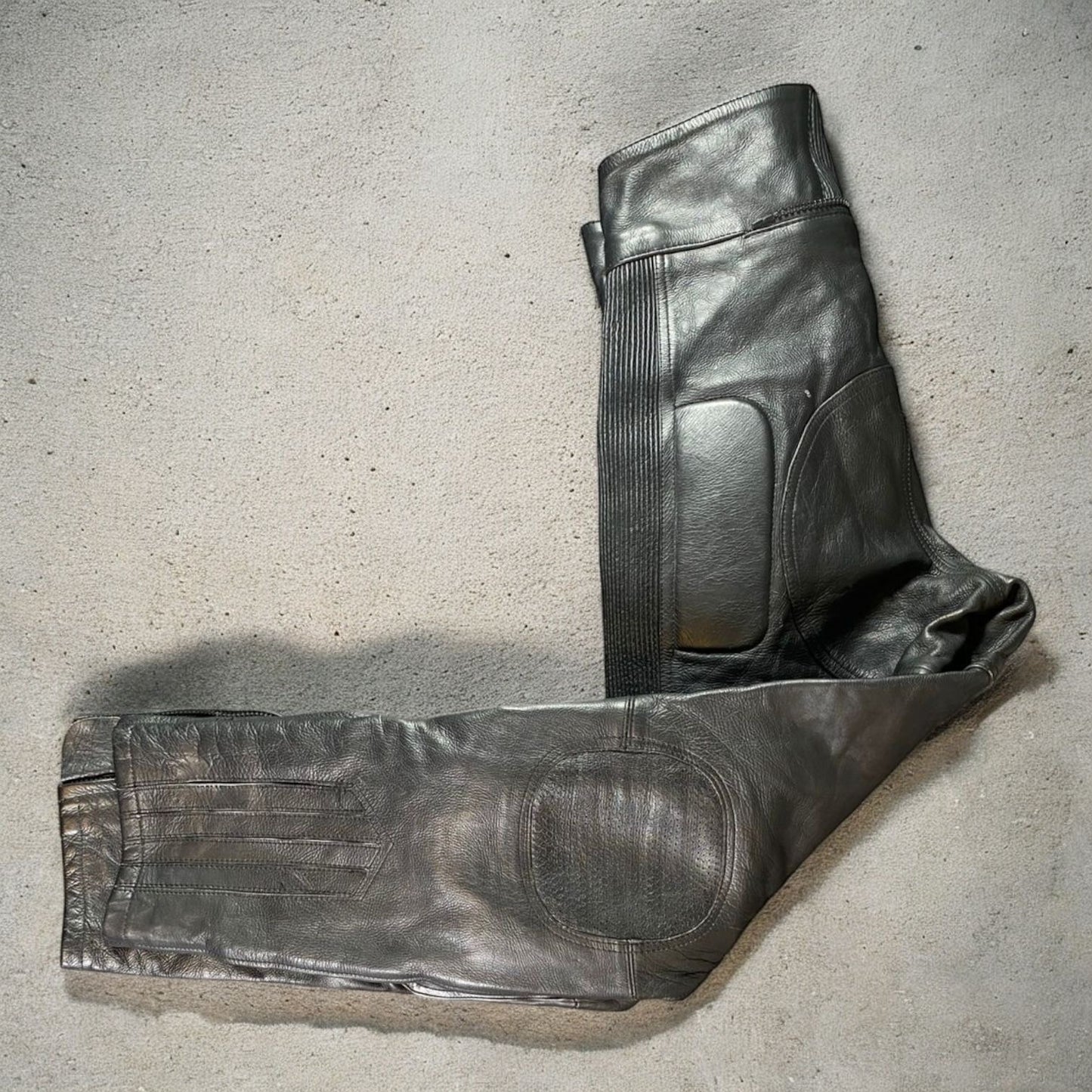 Bicker Black Leather Pants
