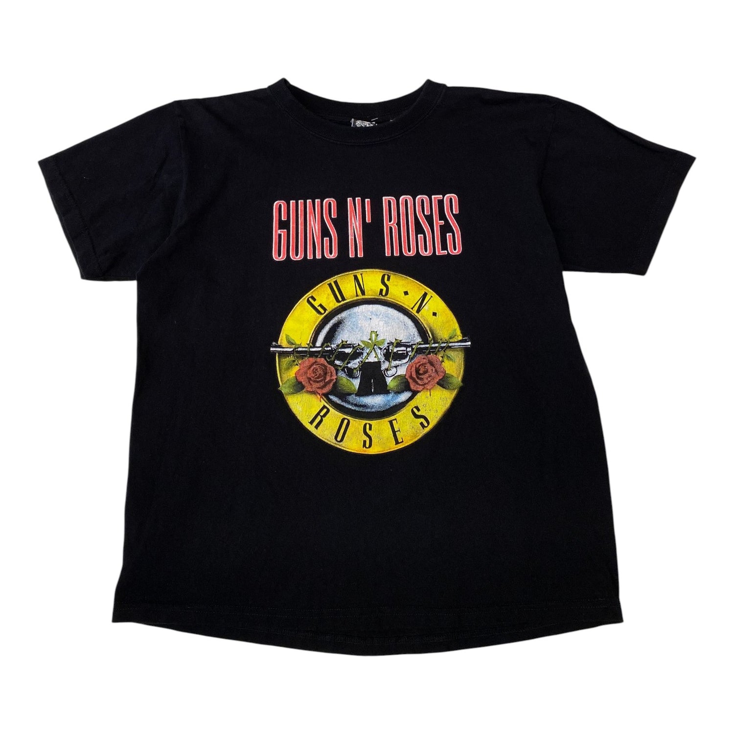 Retro Guns N' Roses Bullet Logo Black Graphic Tee