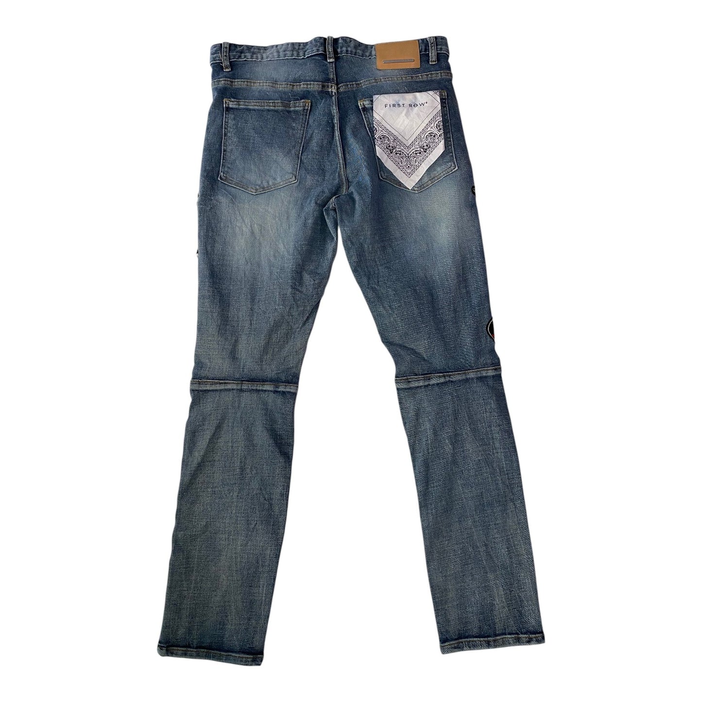 First Row Patchwork Jeans