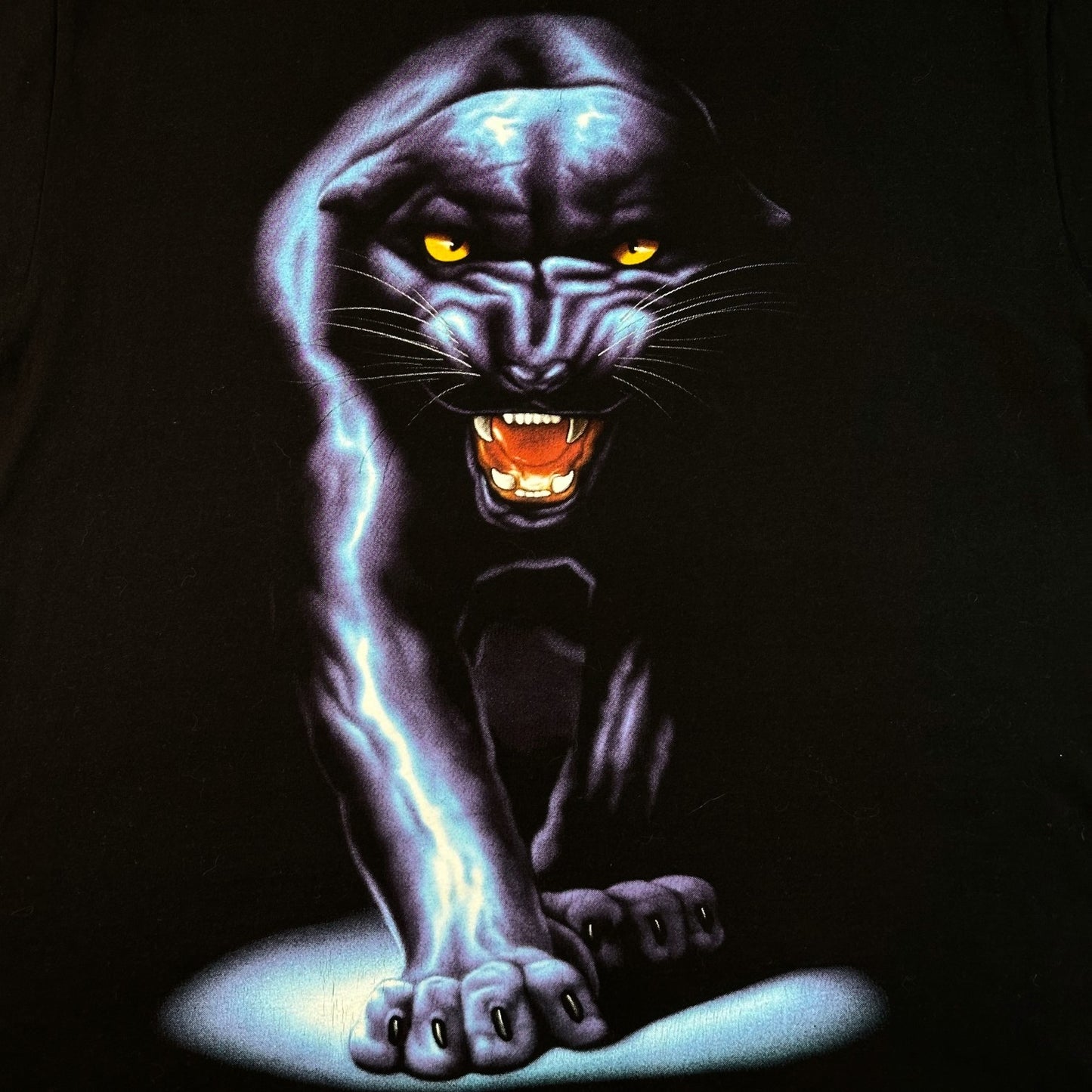 Vintage Double-Sided Prowling Black Panther T-Shirt