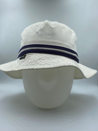 Vintage Kangol Stripe Lahinch White Bucket Hat