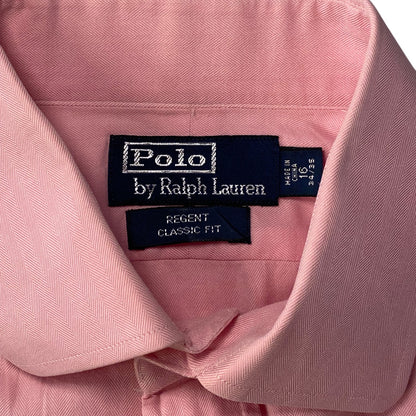 Polo by Ralph Lauren Light Pink Regent Classic Fit Shirt
