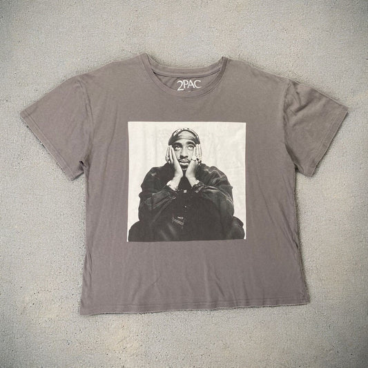 Retro 2 Pac Grey T-shirt