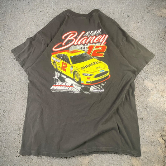 Ryan Blaney Team Penske Nascar Black T-shirt