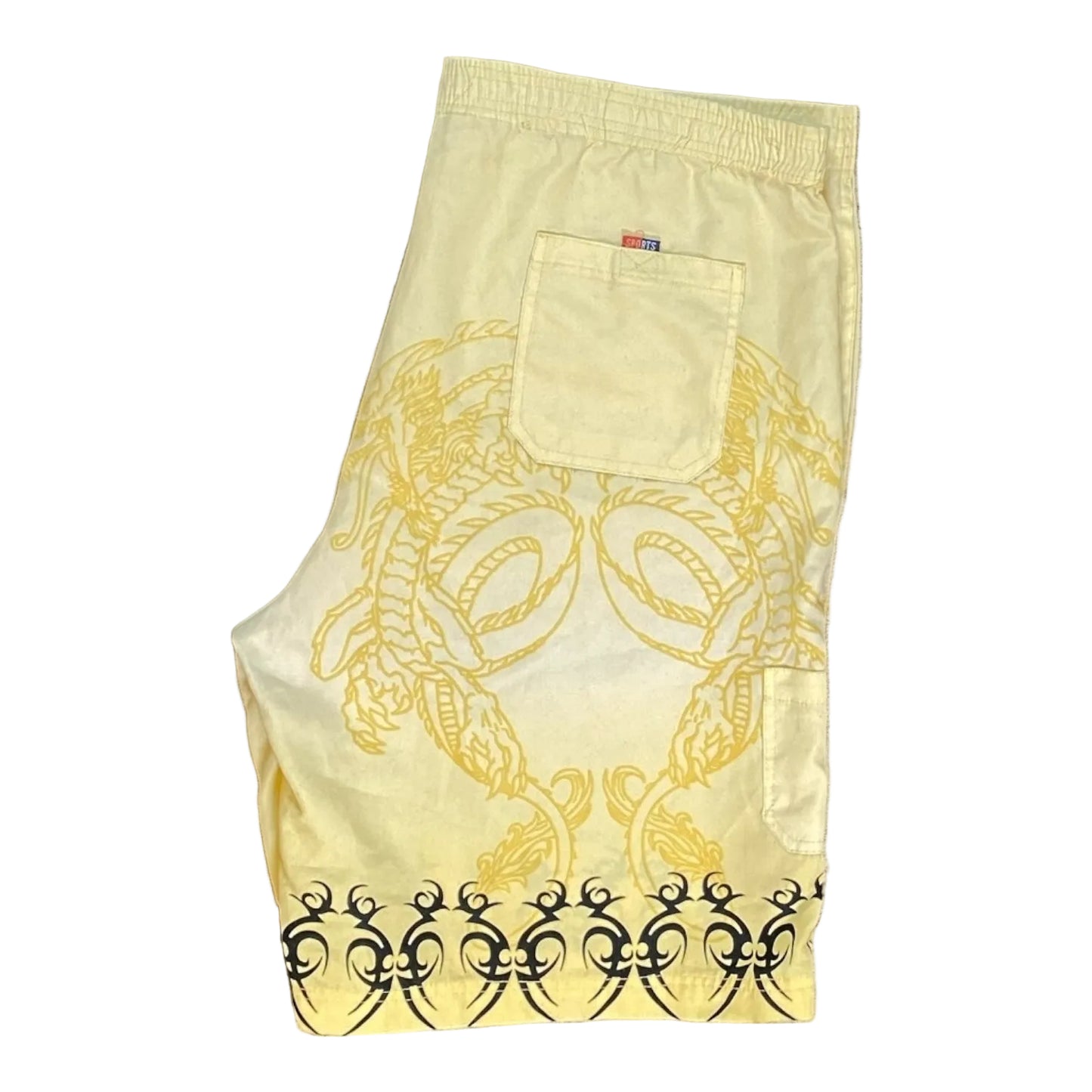 Hai Zhon Dragon Graphic Swimming Shorts