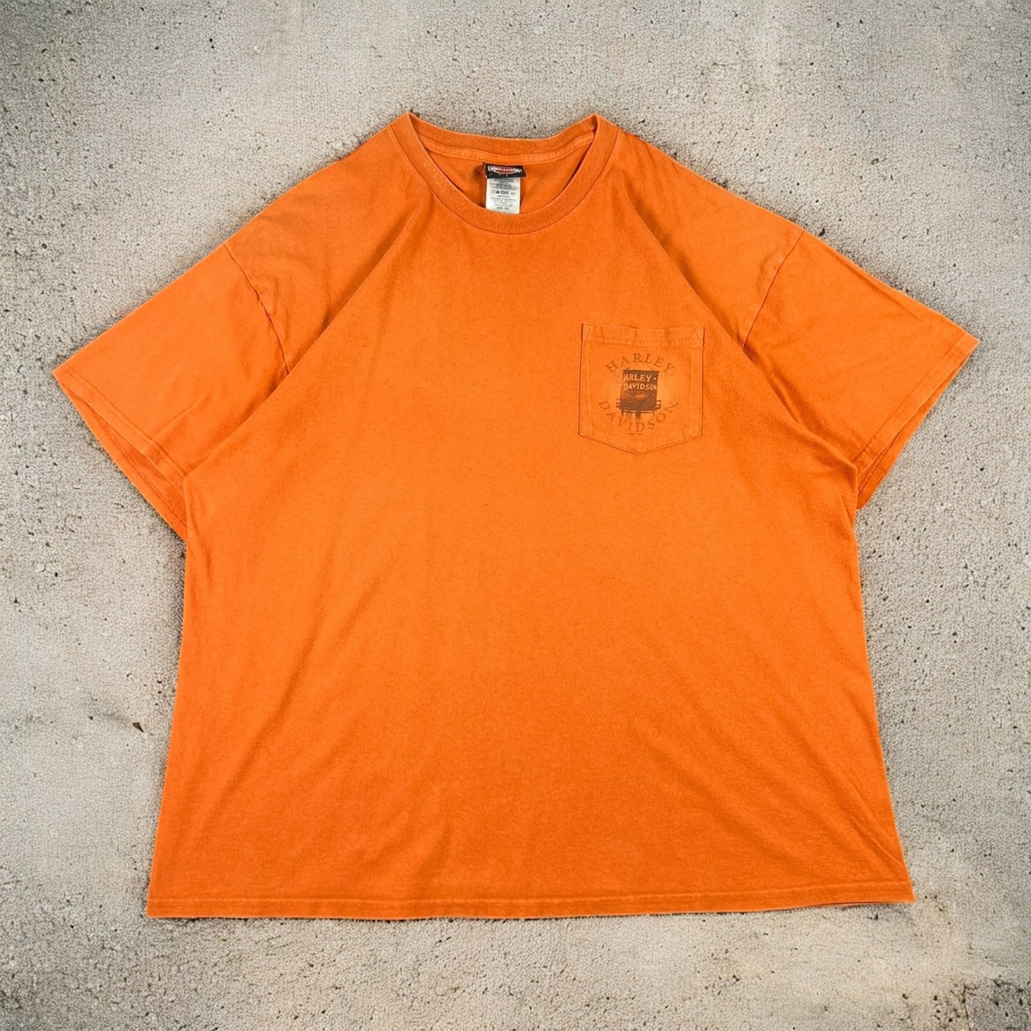 Harley Davidson Lancaster Willow Street Orange T-shirt