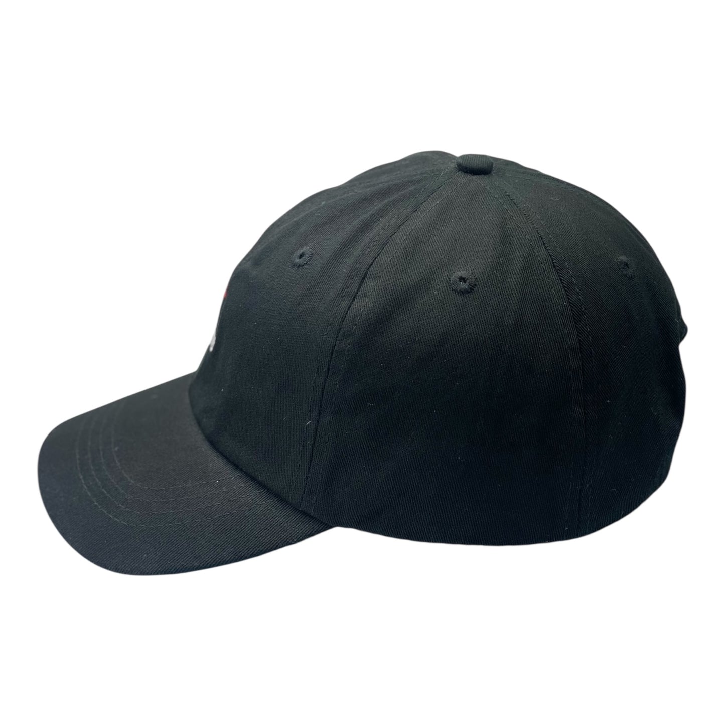 032C Rose Embroidery Black Cap