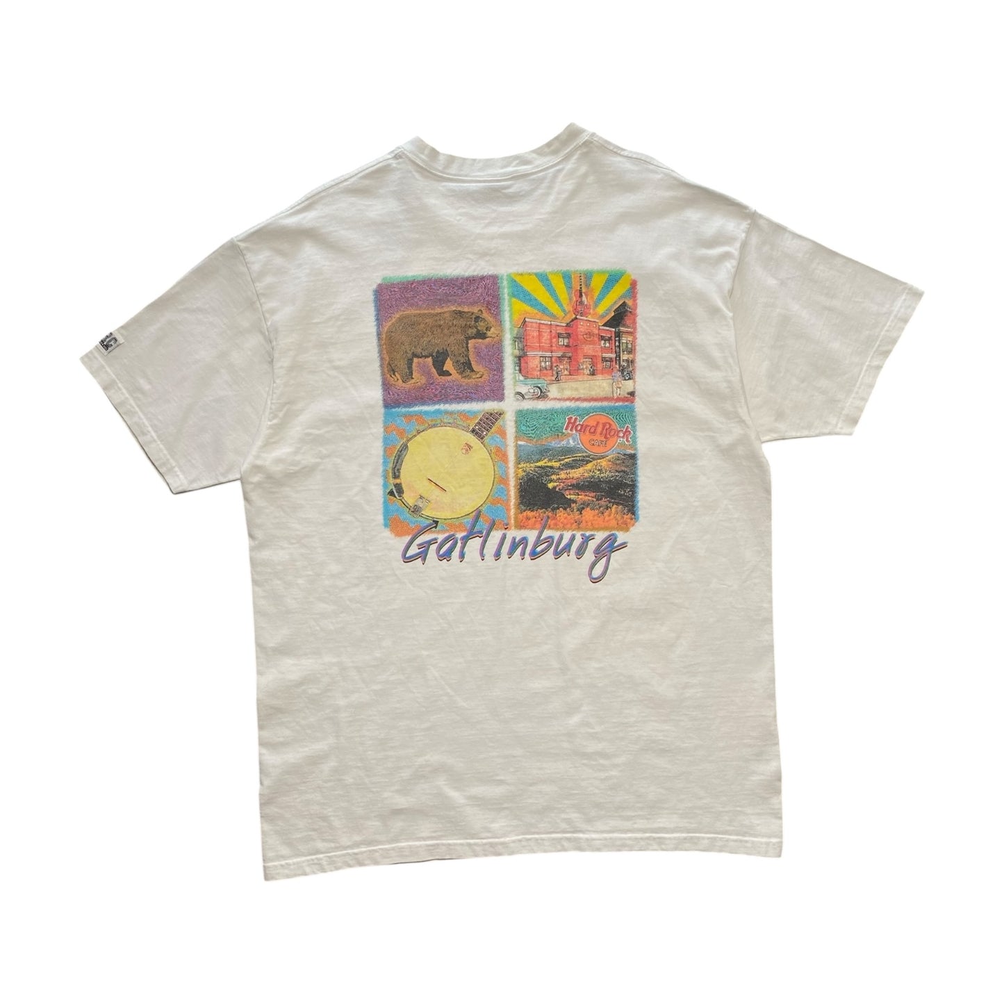 Hard rock Cafe Gatlinburg White T-shirt