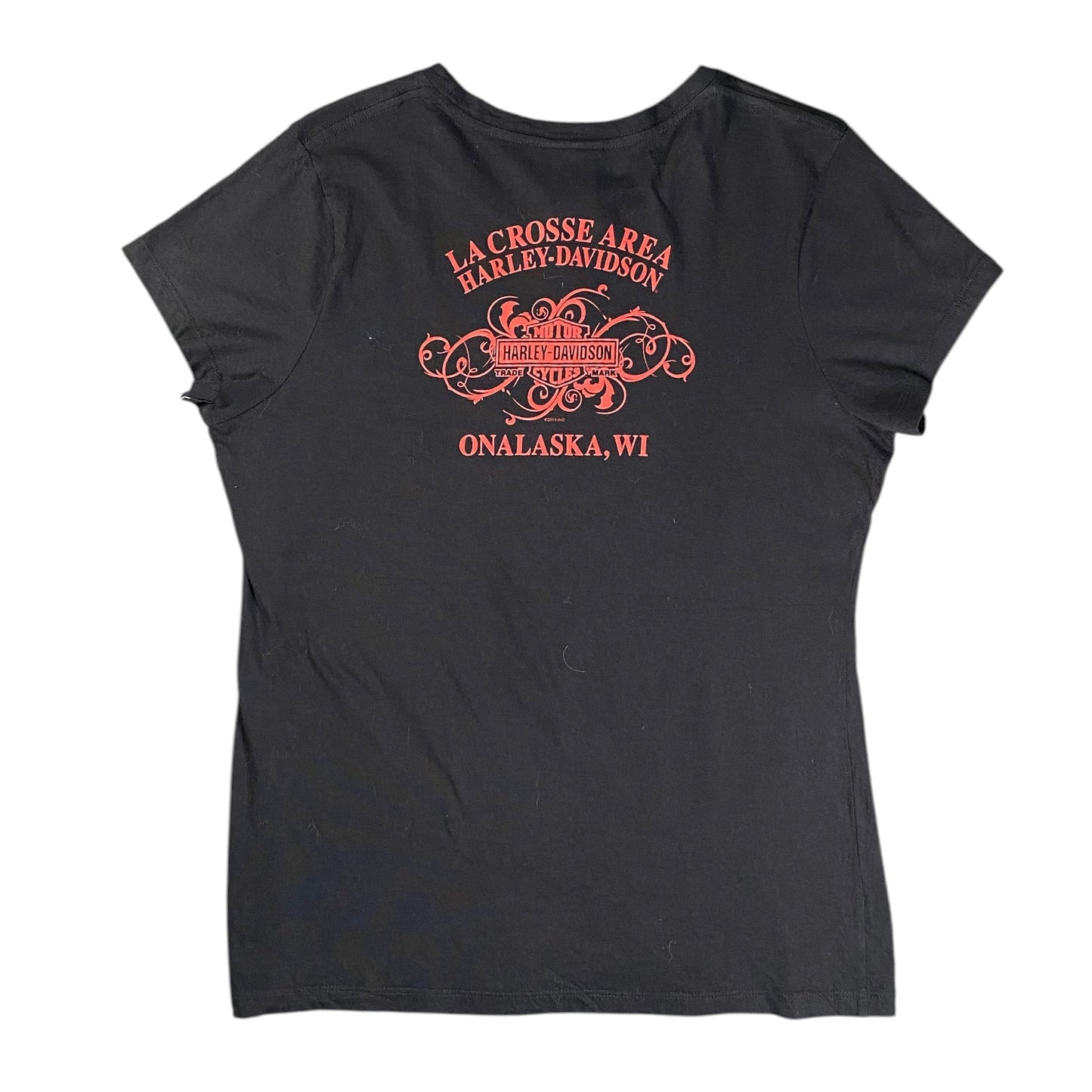 Harley-Davidson Sugar Skull Rose Black T-shirt