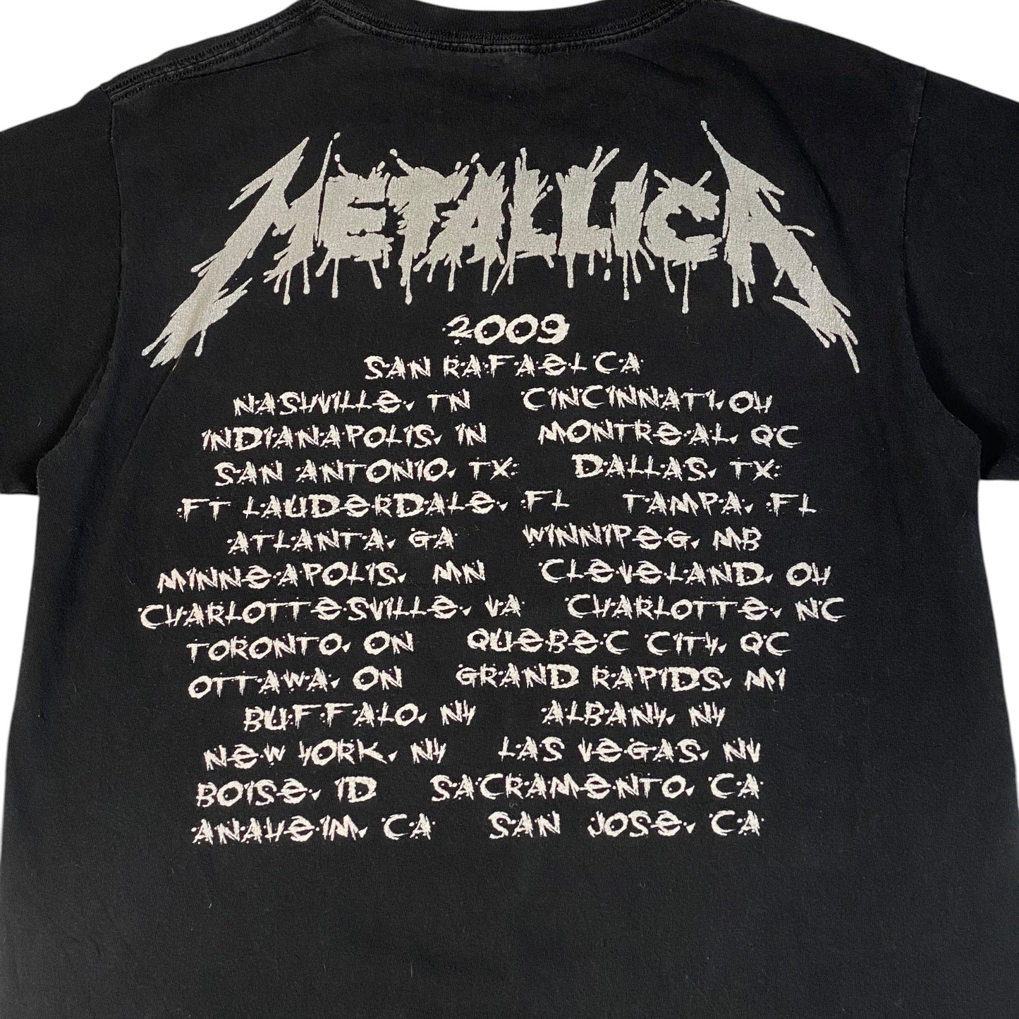 Metallica 2009 World Magnetic Tour T-Shirt
