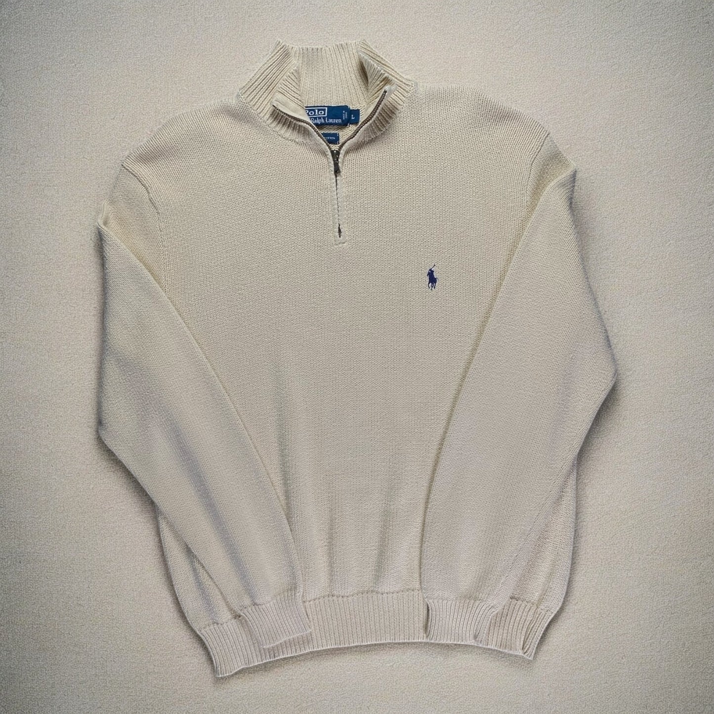 Polo Ralph Lauren half-zip Light Beige Sweatshirt