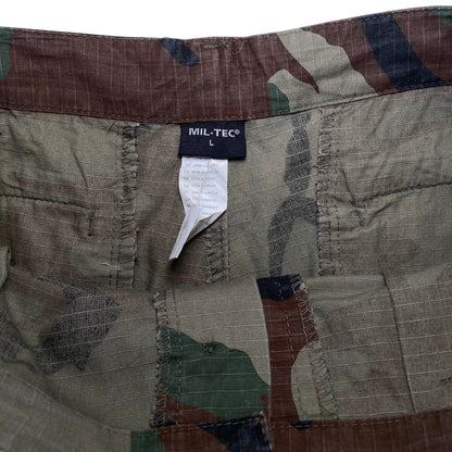 Mil-Tec Woodland Camo Cargo Shorts