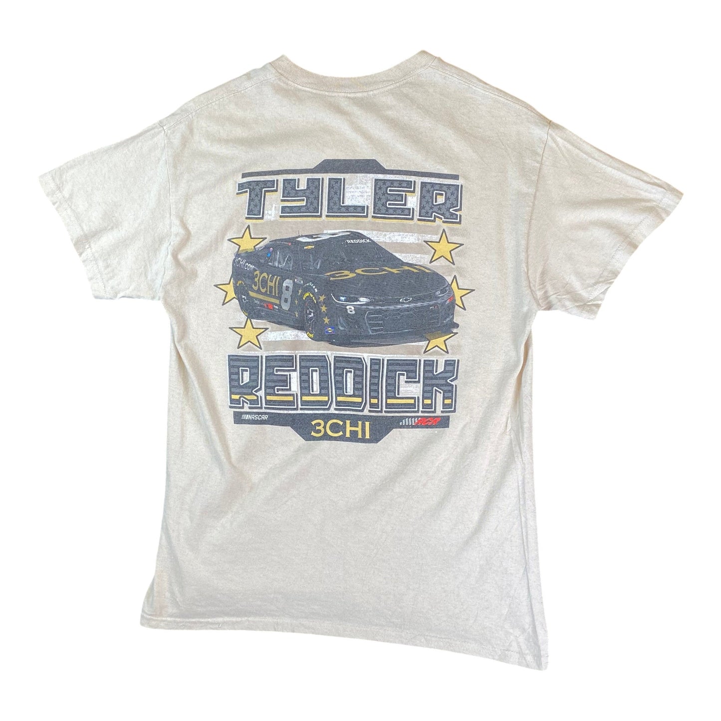 NASCAR Tyler Reddick 3CHI Racing Team Tan Tee