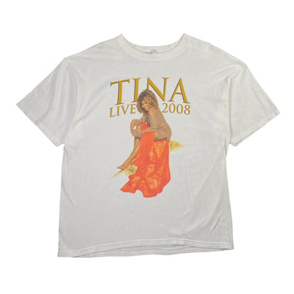 2008 Tina Turner Live in Concert Tour White Tee