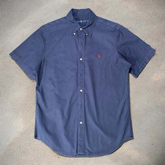 Ralph Lauren Navy Blue Button Down Shirt