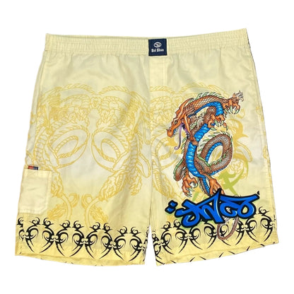 Hai Zhon Dragon Graphic Swimming Shorts
