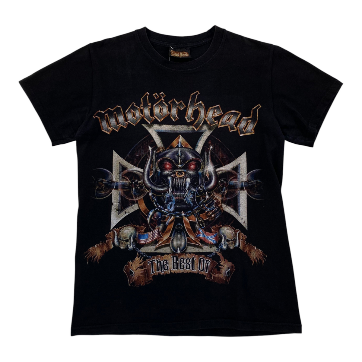 Digg It Thrift & Vintage black Motörhead The Best Of heavy metal band t-shirt with graphic print