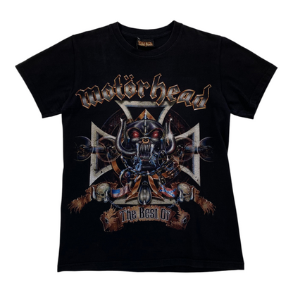 Digg It Thrift & Vintage black Motörhead The Best Of heavy metal band t-shirt with graphic print