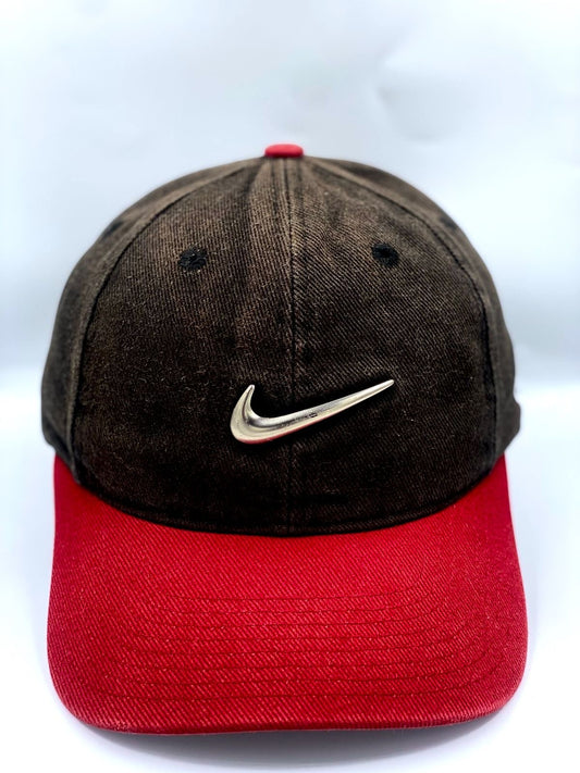 Vintage 90’s Y2k Nike Tiger Woods Metal Swoosh Cap