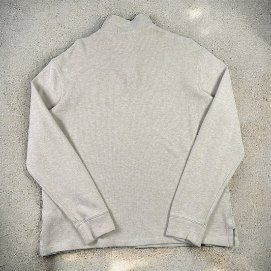 Polo Ralph Lauren Quarter-Zip Fleece Grey Sweatshirt