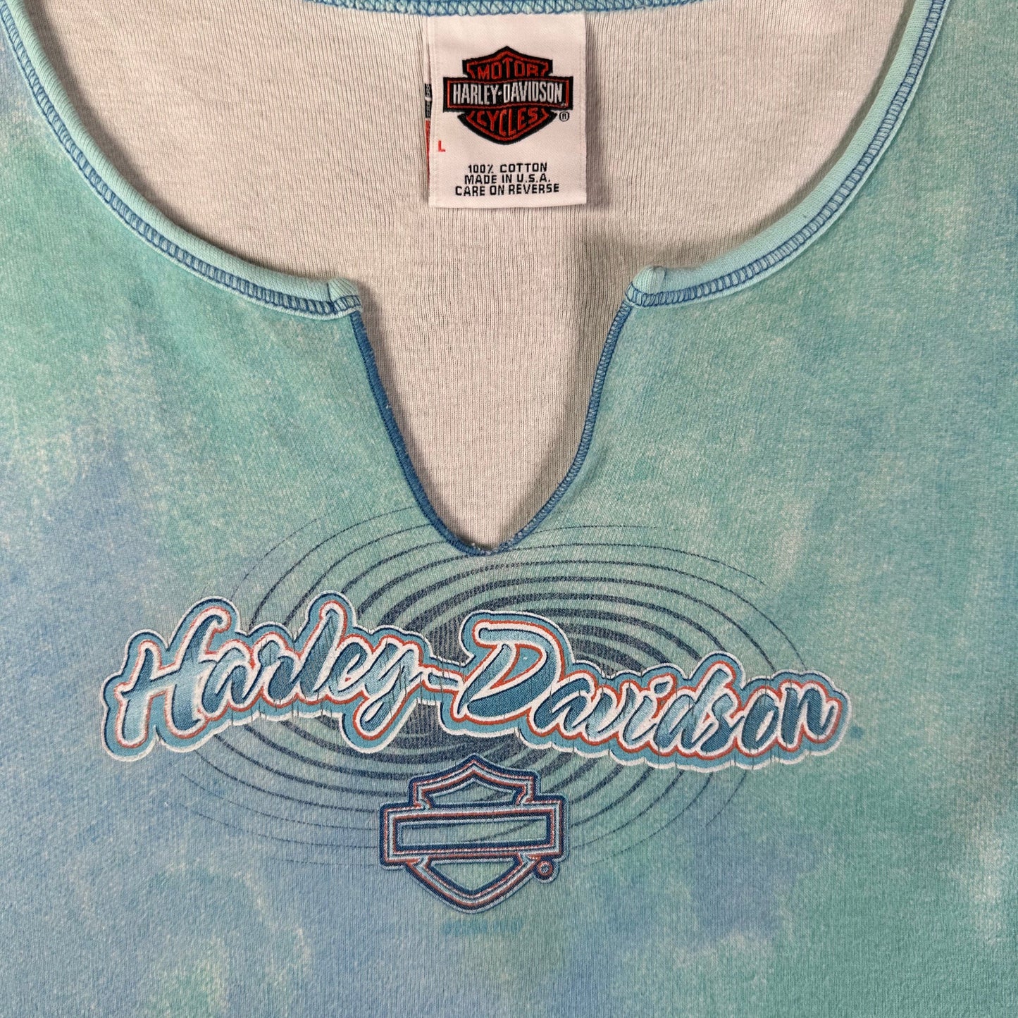 Harley-Davidson Evansville Tie-Dye Tank Top T-shirt (not available)
