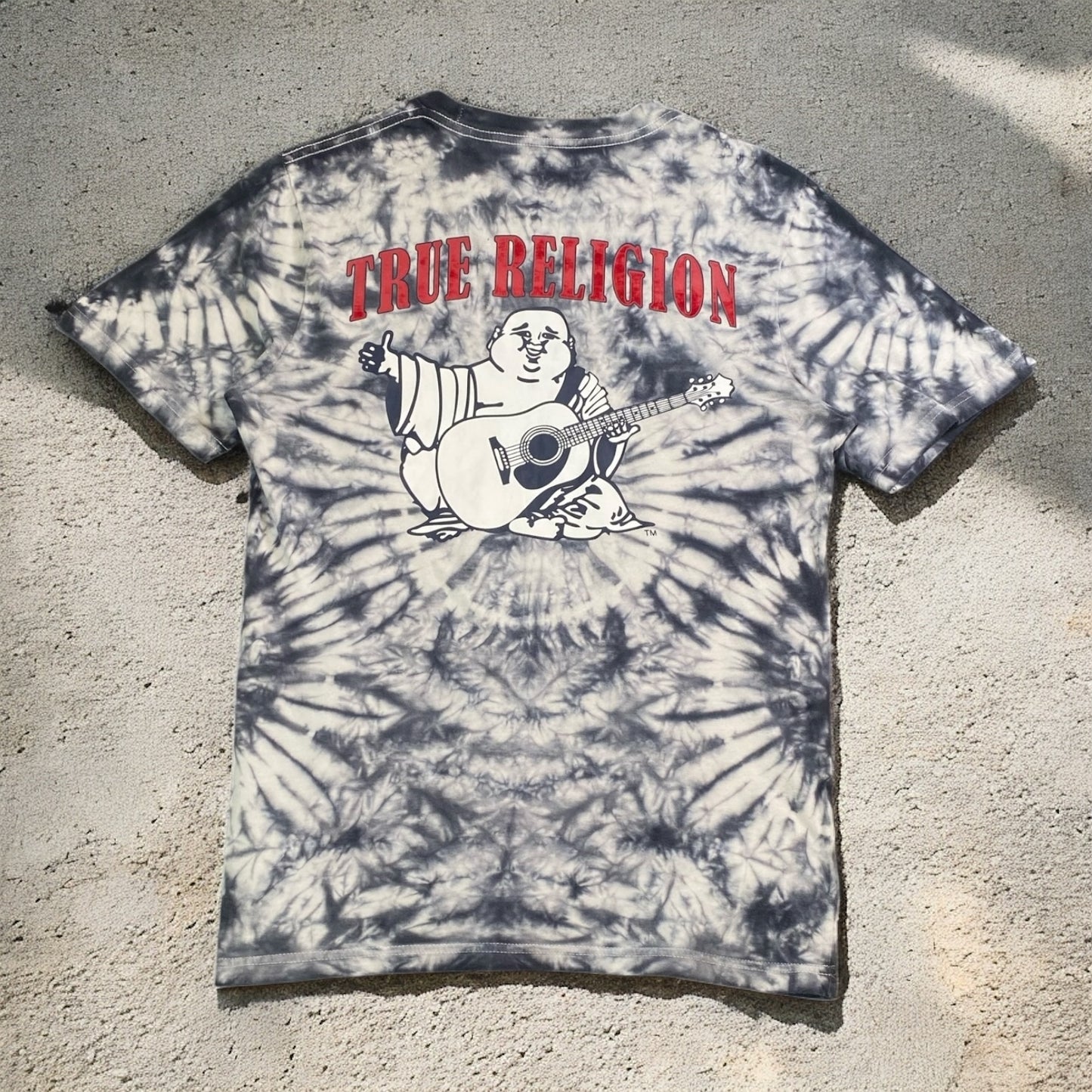 True Religion Black and White Dye T-shirt