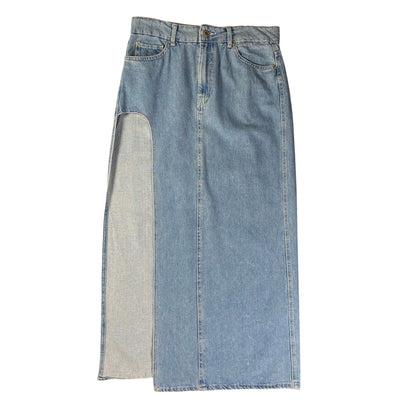 Bershka Denim Blue Skirt