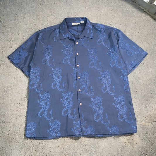 Pierre Garcia Collection Blue Dragon Shirt