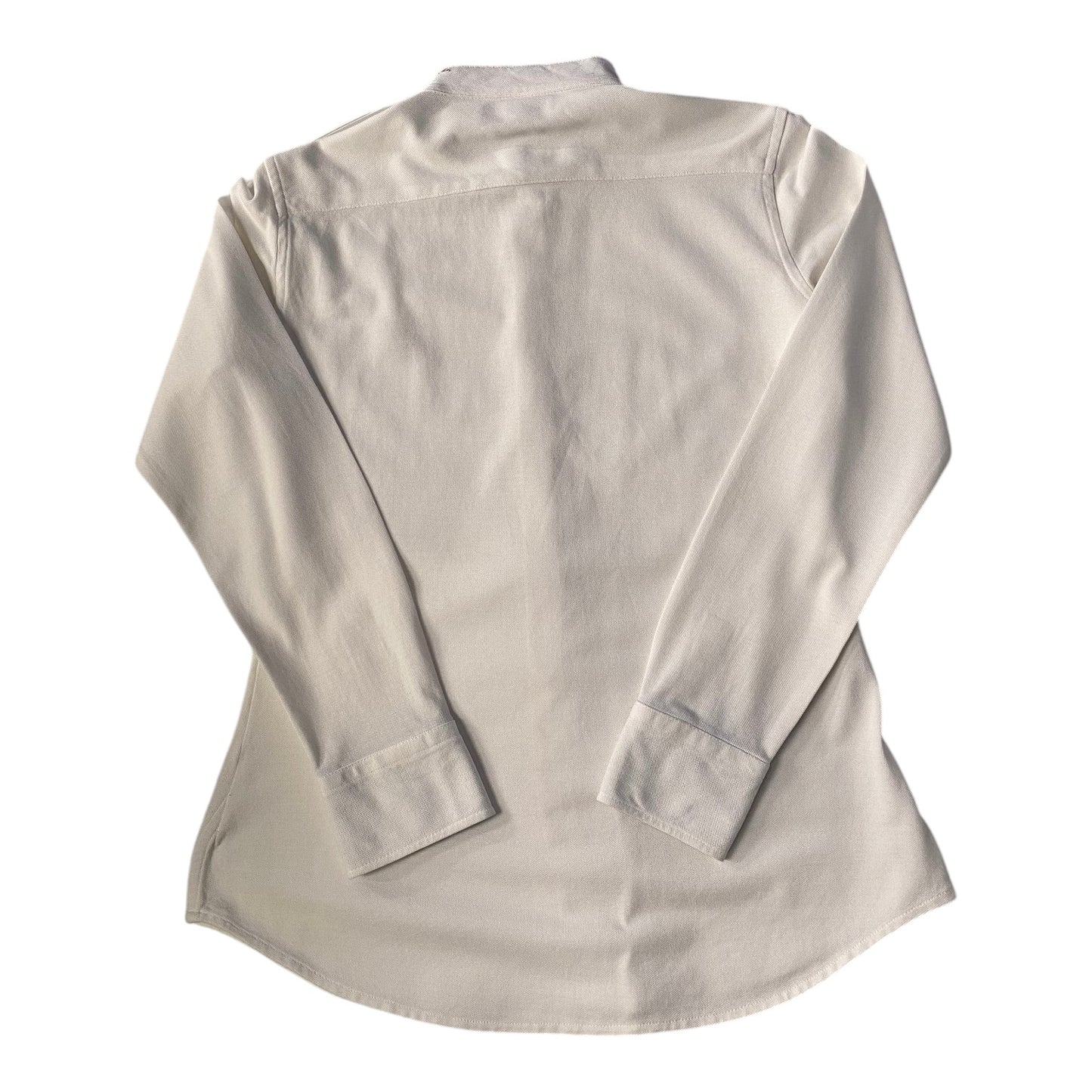 Ralph Lauren White knit Oxford Henley Shirt