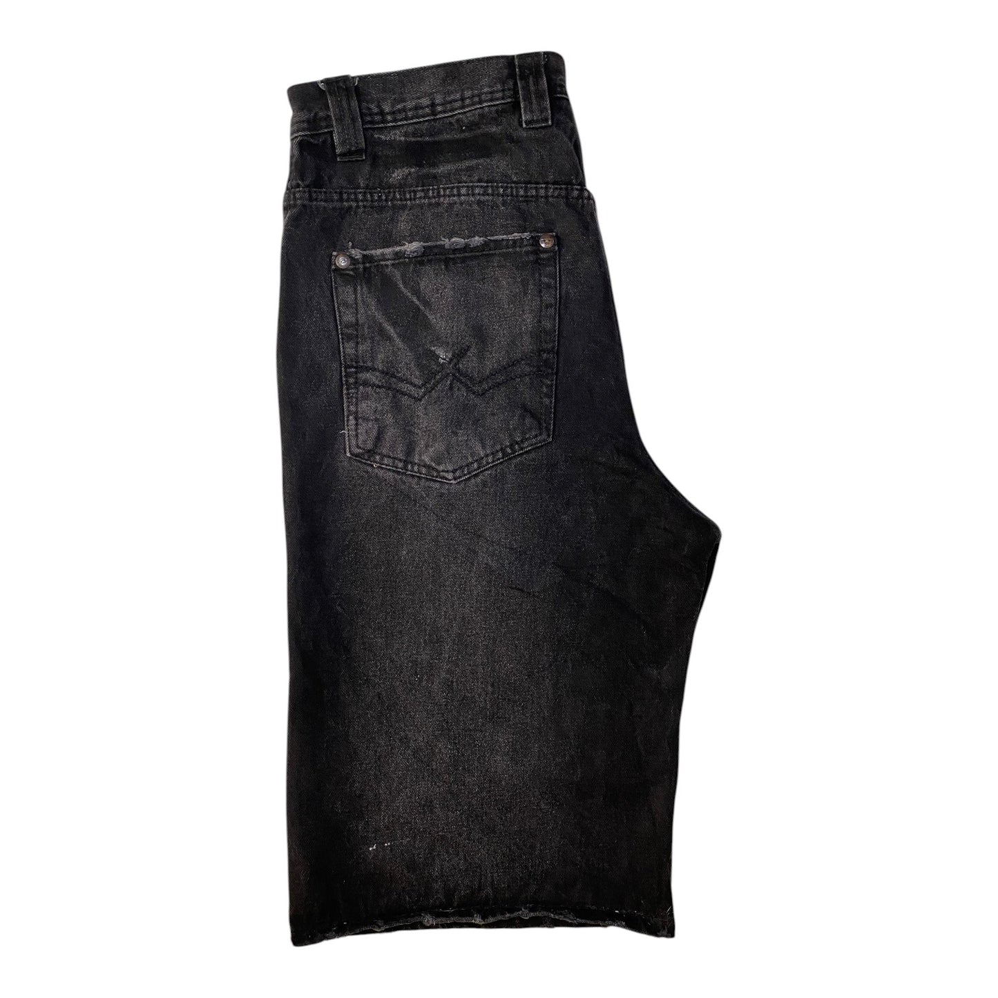 Jordan Craig Dark Grey Jeans Shorts