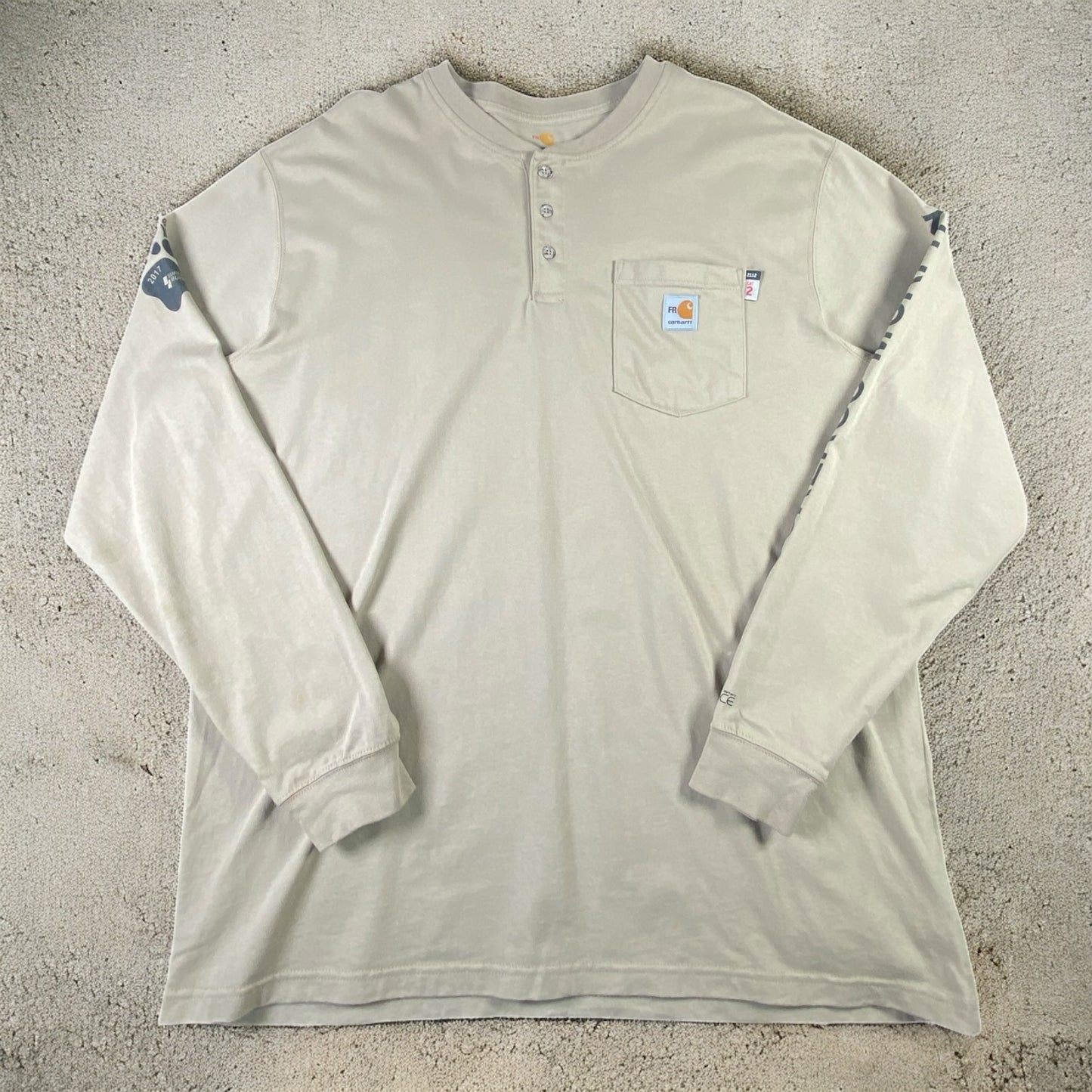 Carhartt Surerus Murphy Beige Long Sleeve T-shirt