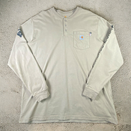 Carhartt Surerus Murphy Beige Long Sleeve T-shirt