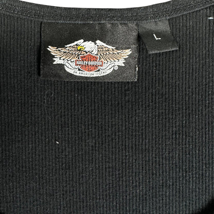 Harley-Davidson Flaming Black Tank Top T-shirt